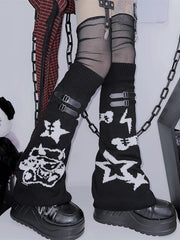 cutiekill-devil-star-buckle-leg-warmers-c0333