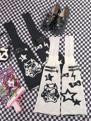 cutiekill-devil-star-buckle-leg-warmers-c0333