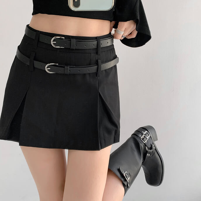 cutiekill-double-belts-spicy-skirt-om0249
