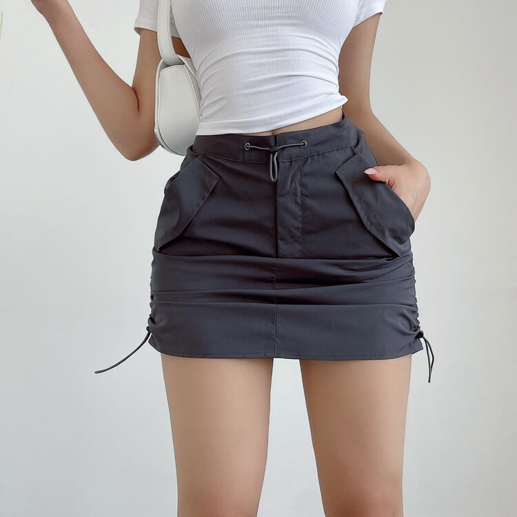 cutiekill-drawstring-alternative-skirt-om0207