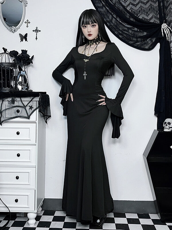 cutiekill-fairy-goth-fishtail-dress-ah0433
