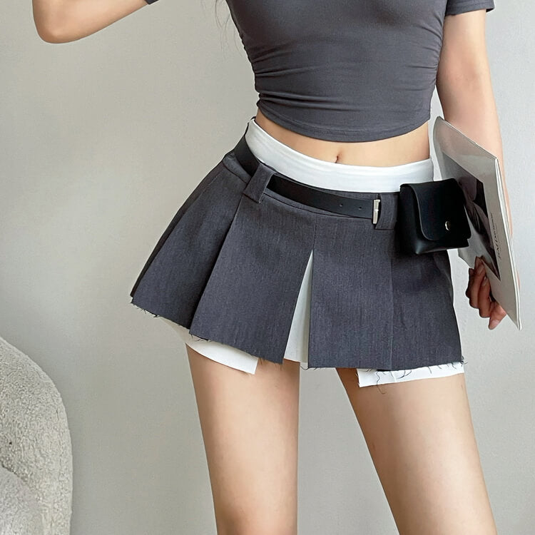 cutiekill-fake-2-pieces-mini-skirt-om0203
