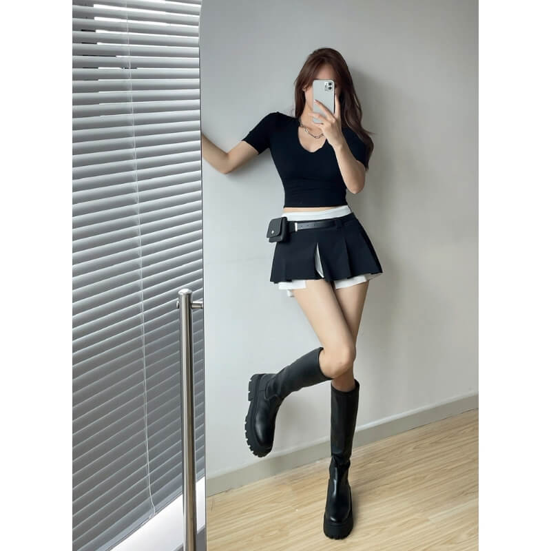 cutiekill-fake-2-pieces-mini-skirt-om0203