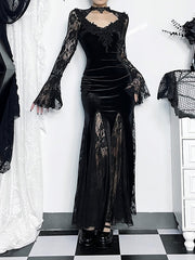 cutiekill-floral-lace-goth-doll-fishtail-dress-ah0589