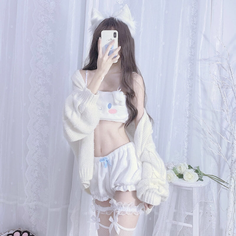cutiekill-fluffy-cinnamoroll-pajamas-m0084