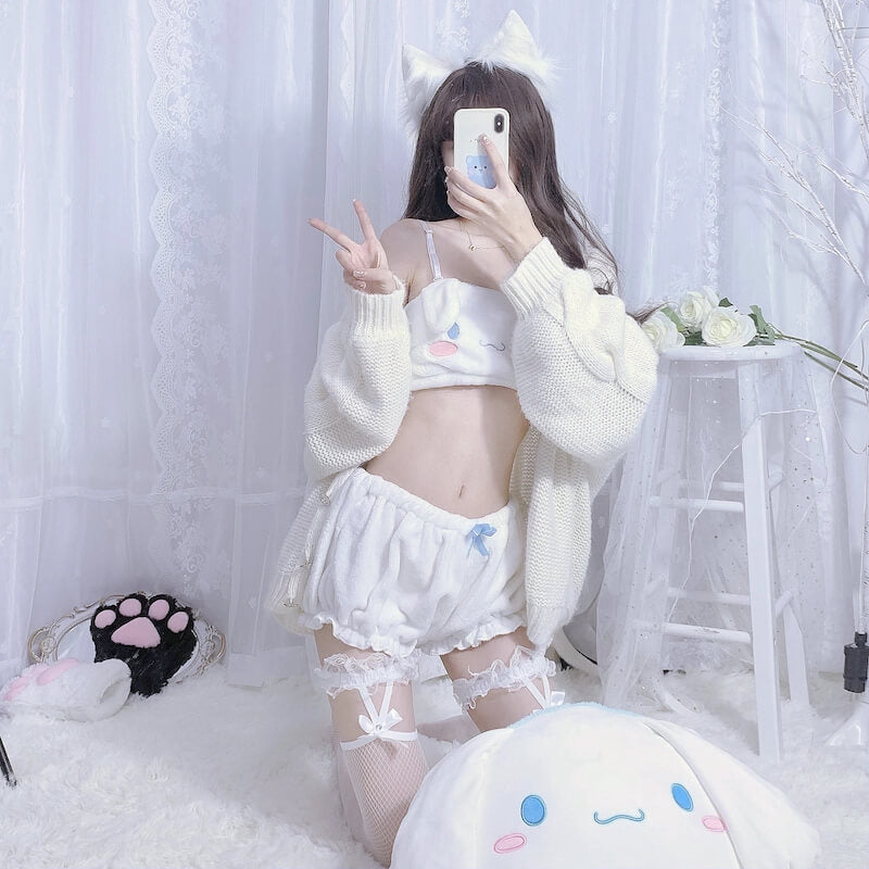 cutiekill-fluffy-cinnamoroll-pajamas-m0084