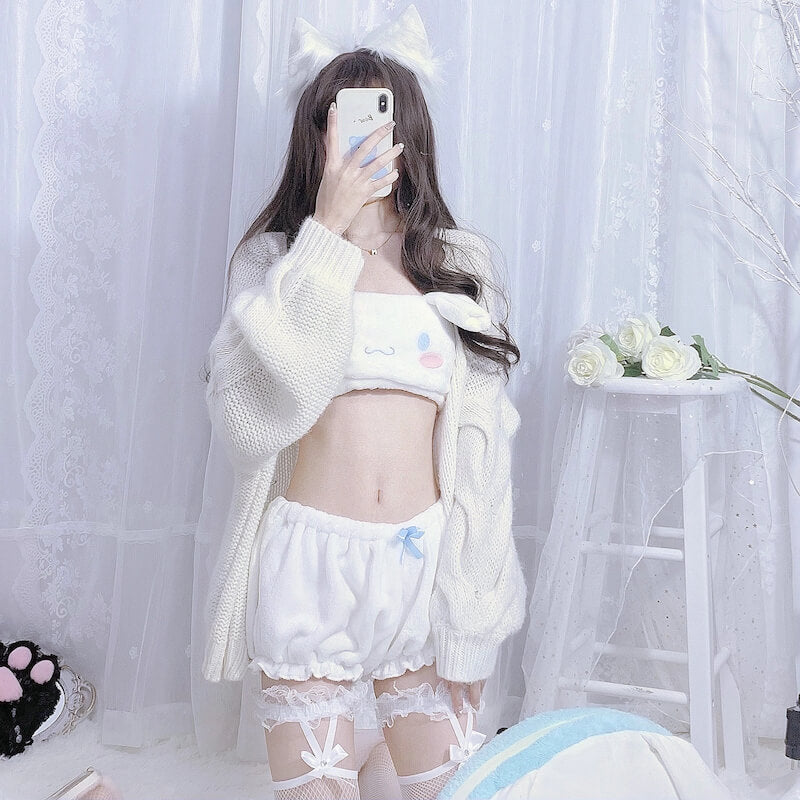 cutiekill-fluffy-cinnamoroll-pajamas-m0084