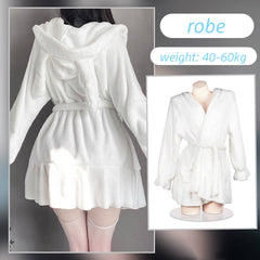 Fluffy cinnamoroll pajamas set