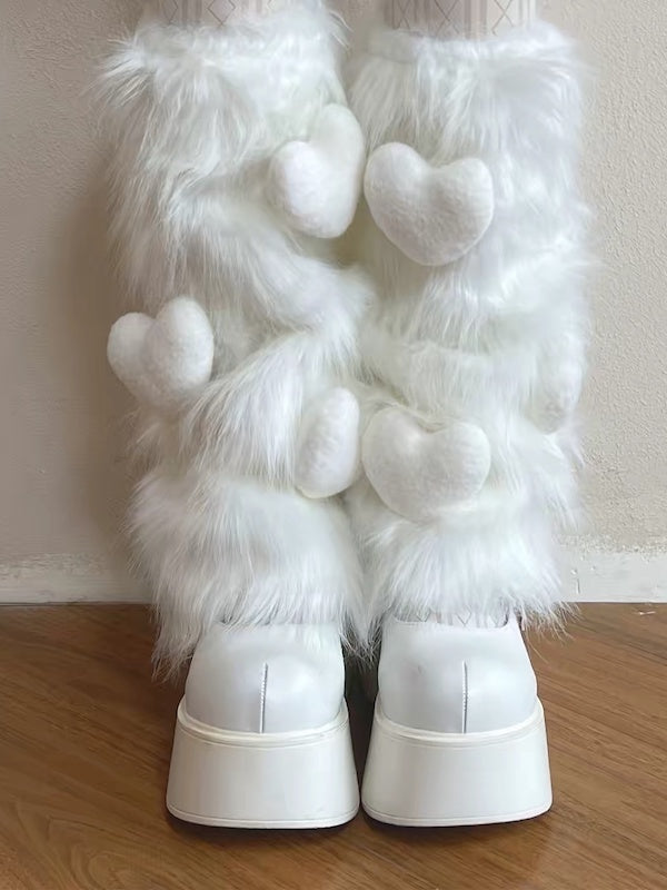 cutiekill-fluffy-hearts-faux-fur-leg-warmers-c0564