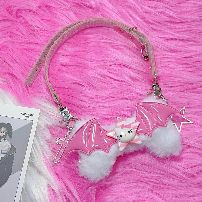 cutiekill-fluffy-kitty-y2k-choker-ah0653