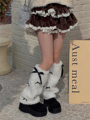cutiekill-fluffy-sweet-bow-leg-warmers-c0379