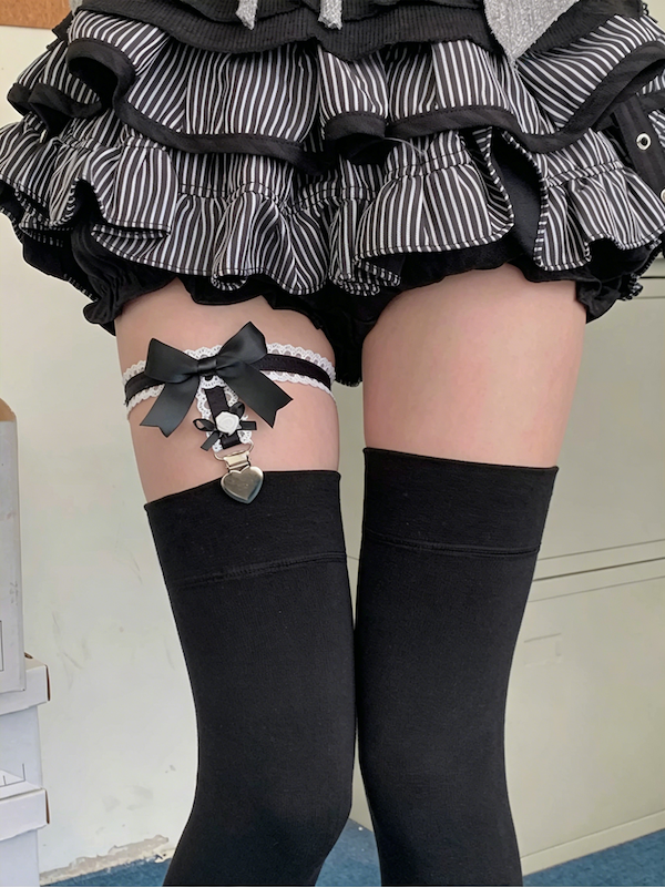 cutiekill-girly-bow-rose-lace-garter-c0534