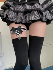 cutiekill-girly-bow-rose-lace-garter-c0534