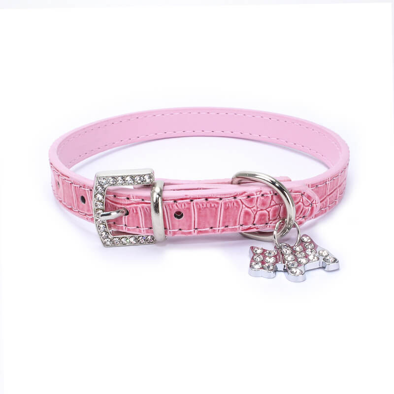 cutiekill-glitter-puppy-pendant-choker-ah0793