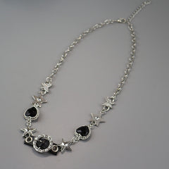 cutiekill-glittering-black-heart-necklace-ah0638