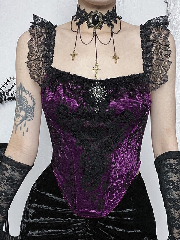 cutiekill-gorgeous-gem-lace-camisole-ah0530