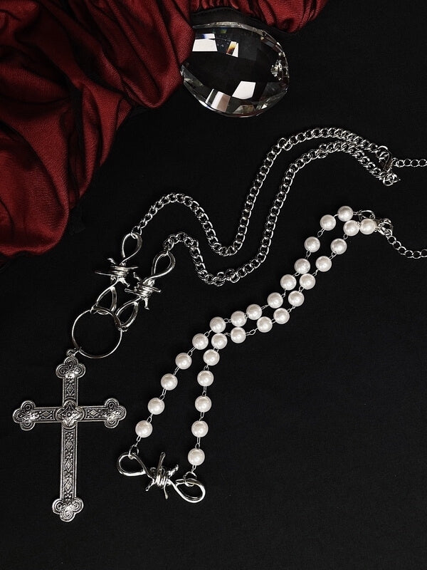 cutiekill-goth-angel-pearl-necklace-set-ah0420