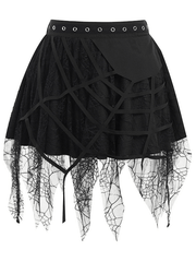 cutiekill-goth-punk-spider-web-tassels-skirt-ah0080