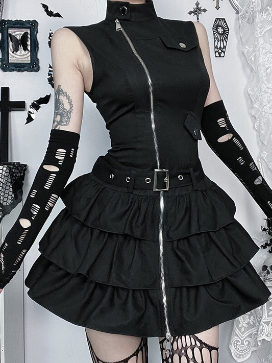 cutiekill-goth-punk-zipper-dress-ah0815