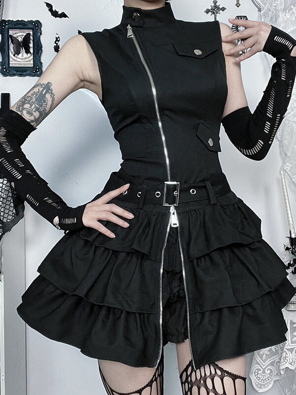 cutiekill-goth-punk-zipper-dress-ah0815