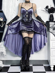 cutiekill-goth-purple-trailing-dress-ah0542