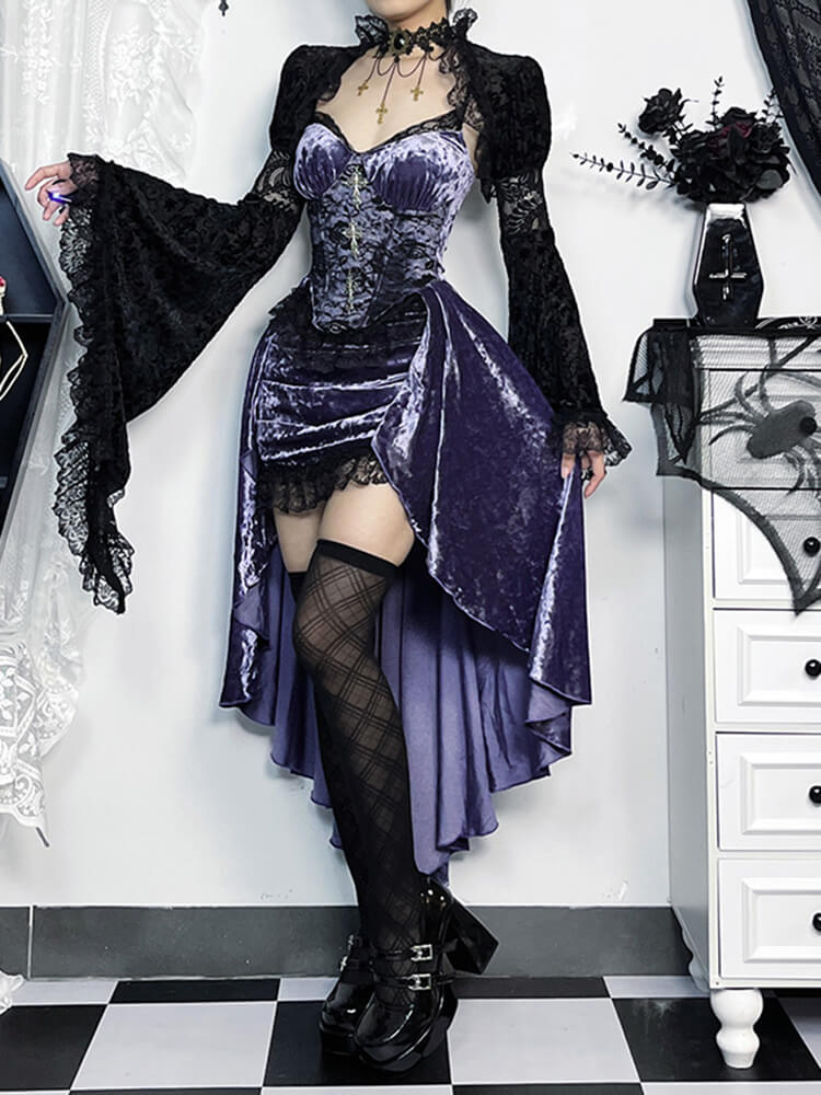 cutiekill-goth-purple-trailing-dress-ah0542