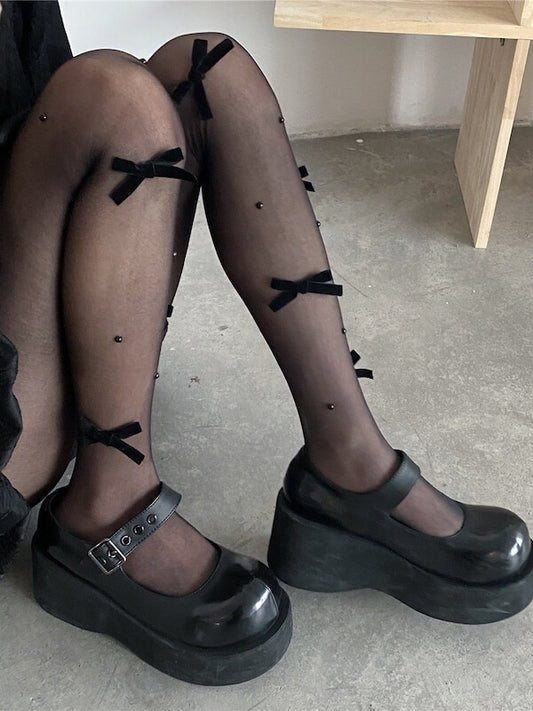 cutiekill-gothic-bow-beads-tights-c0219
