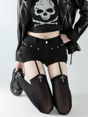 cutiekill-gothic-cross-pendent-garter-tights-c0492