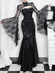 cutiekill-gothic-elegance-fishtail-skirt-ah0648