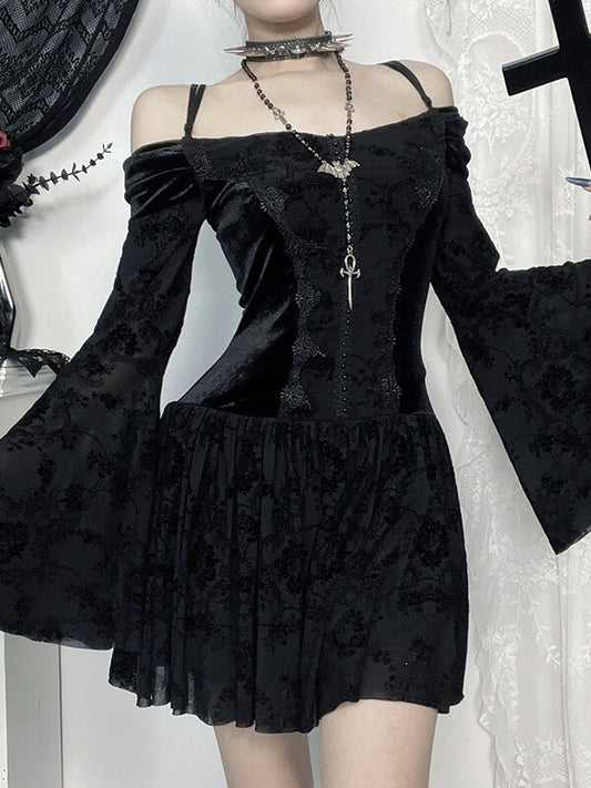 cutiekill-gothic-elegance-off-shoulder-dress-ah0822
