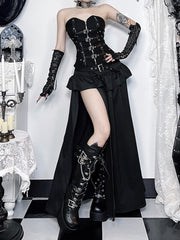 cutiekill-gothic-high-slit-alternative-skirt-ah0898