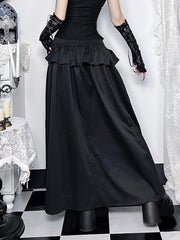 cutiekill-gothic-high-slit-alternative-skirt-ah0898