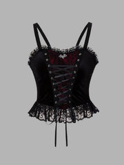 cutiekill-gothic-lace-up-lace-patchwork-cami-ah0889