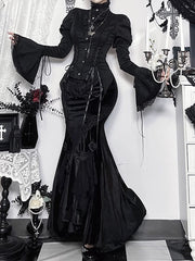 cutiekill-gothic-lolita-flare-sleeve-blouse-layered-with-lace-trim-corset-vest-ah0901-ah0902