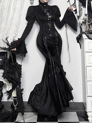 cutiekill-gothic-lolita-flare-sleeve-blouse-layered-with-lace-trim-corset-vest-ah0901-ah0902
