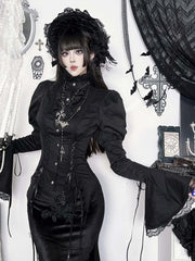 cutiekill-gothic-lolita-flare-sleeve-blouse-layered-with-lace-trim-corset-vest-ah0901-ah0902
