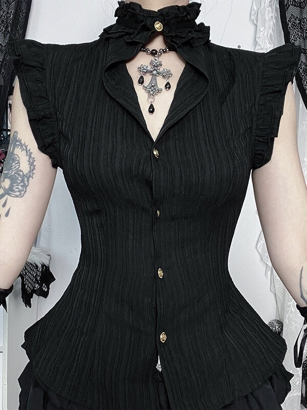 cutiekill-gothic-open-collar-ruffled-blouse-ah0872