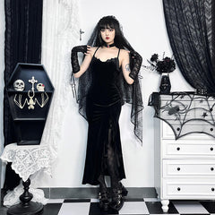 cutiekill-gothic-ruffle-slit-dress-ah0544