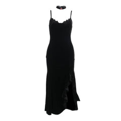 cutiekill-gothic-ruffle-slit-dress-ah0544