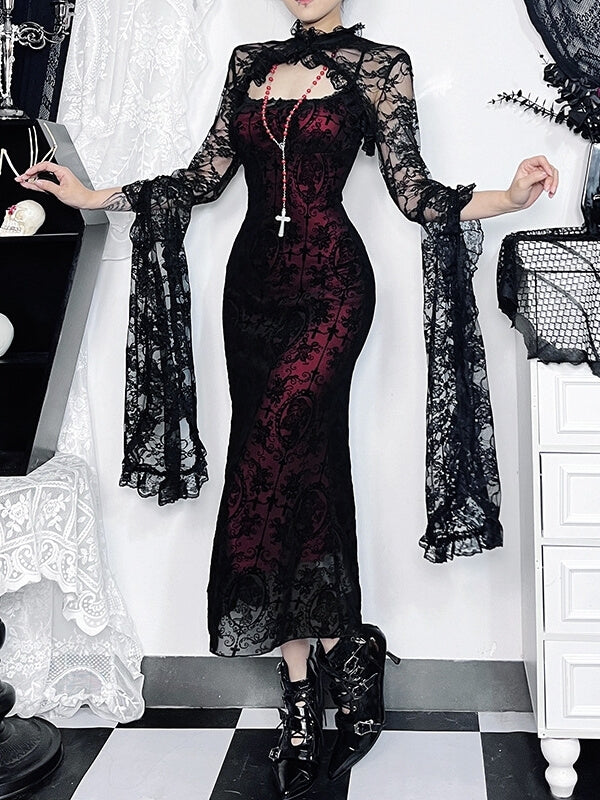 cutiekill-gothic-vintage-fishtail-cami-dress-ah0627