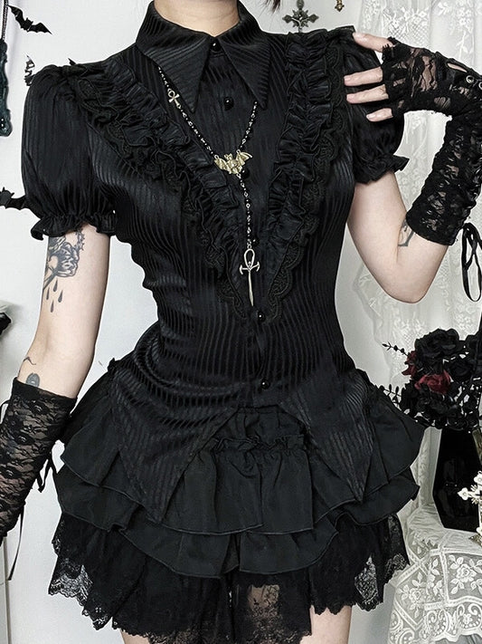 cutiekill-gothic-y2k-ruffled-blouse-ah0835