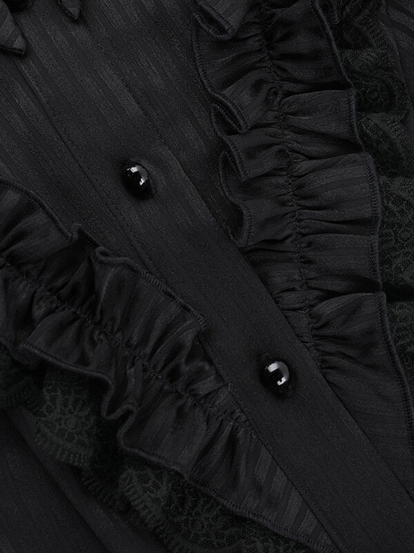 cutiekill-gothic-y2k-ruffled-blouse-ah0835