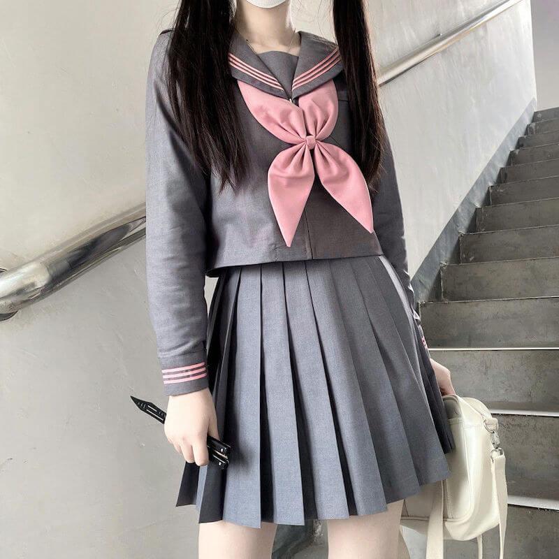cutiekill-grey-pink-jk-sailor-girl-school-uniform-set-jk0009