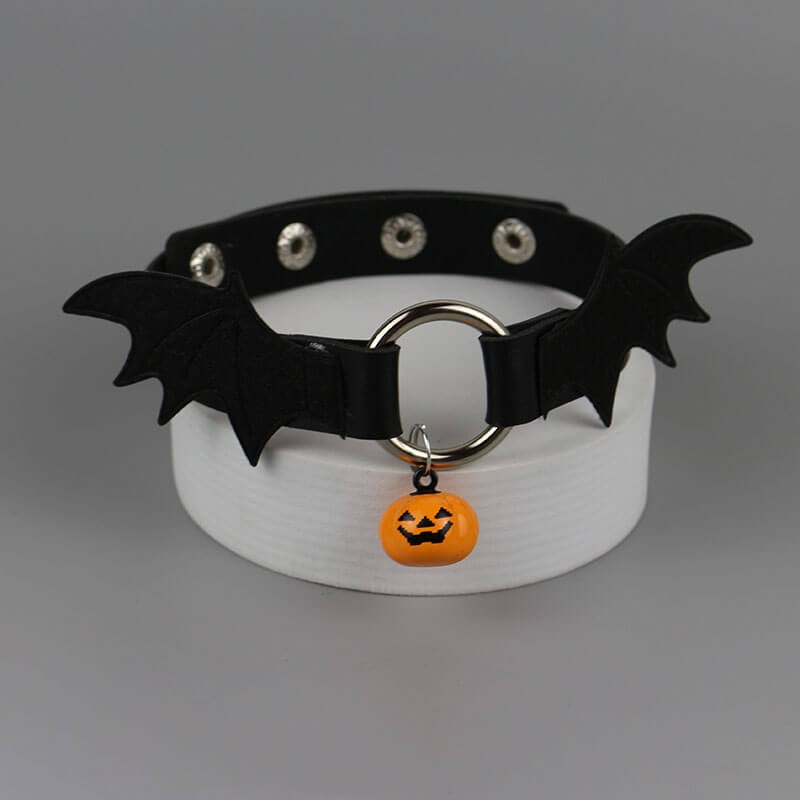 cutiekill-halloween-pumpkin-bell-evil-choker-ah0677