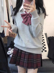 JK 9 color fluffy long sleeves sweater
