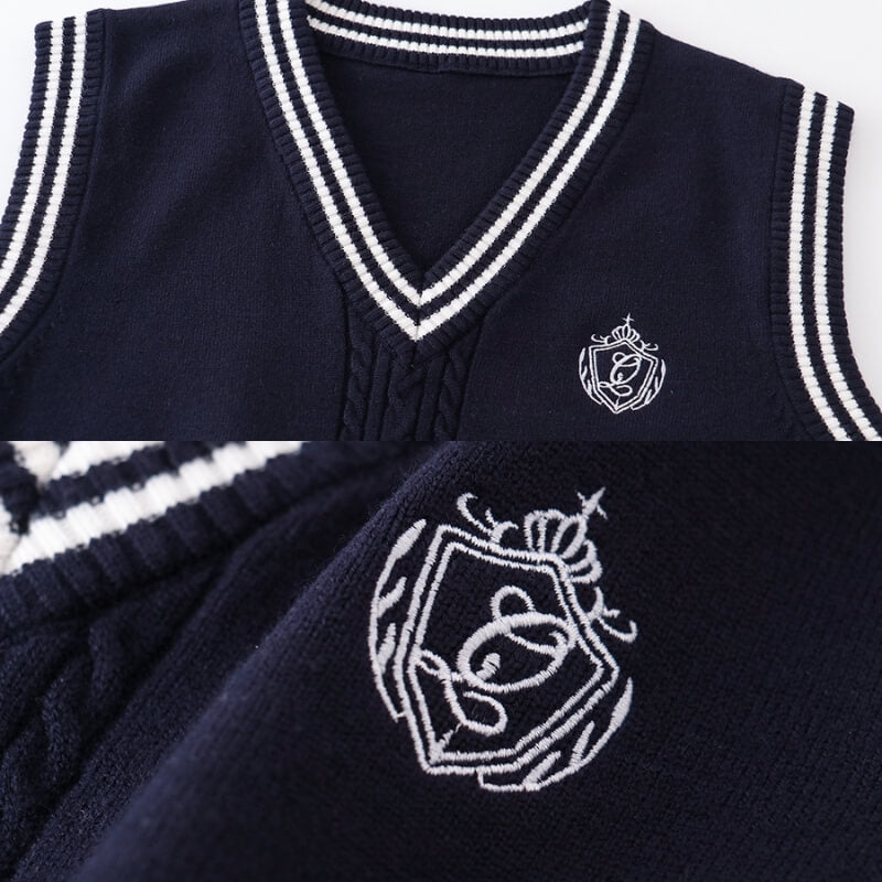 cutiekill-jk-crown-embroidery-sweater-vest-jk0078