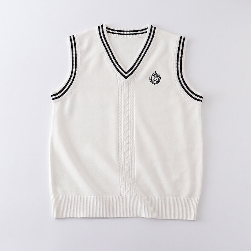 cutiekill-jk-crown-embroidery-sweater-vest-jk0078