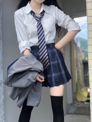 JK girl long sleeve doll collar uniform blouse