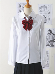 JK girl long sleeve doll collar uniform blouse