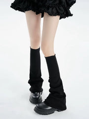 cutiekill-jk-girl-ribbed-flared-leg-warmers-c0308